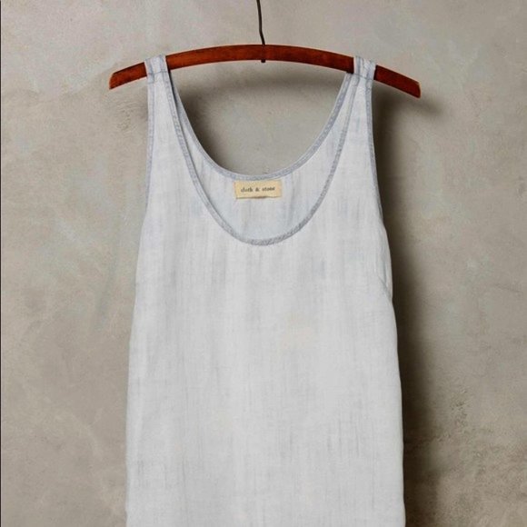 Anthropologie Tops - NEW! Anthropologie Cloth & Stone Chambray Tank Top